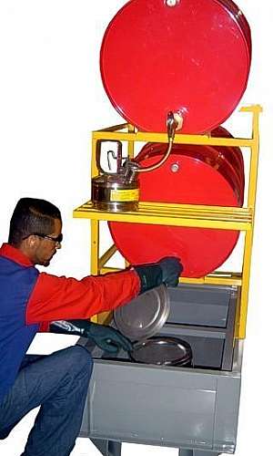 Suporte para tambor na vertical Suporte para tambor na vertical